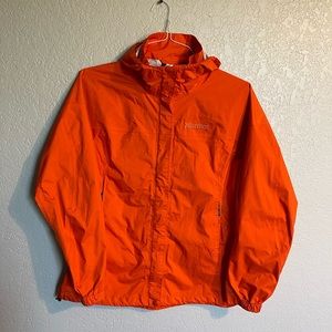 Marmot Women’s Orange PreCip Rain Jacket - Waterproof
